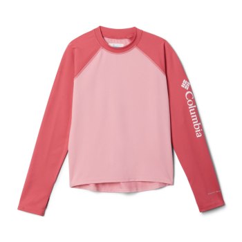 Columbia Sandy Shores Long Sleeve Sunguard, Sudaderas Rosas Morados Rosas Para Niño | 586410-APD